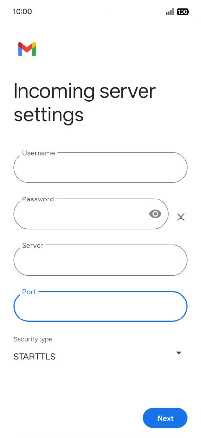 Press the drop down list below 