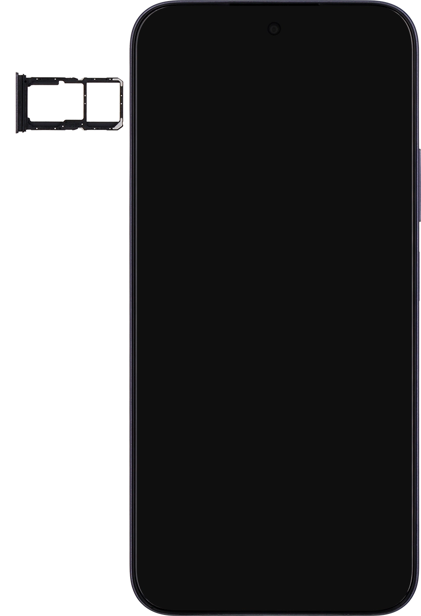 Turn your SIM so the angled corner of the SIM matches the angled corner of the SIM holder.