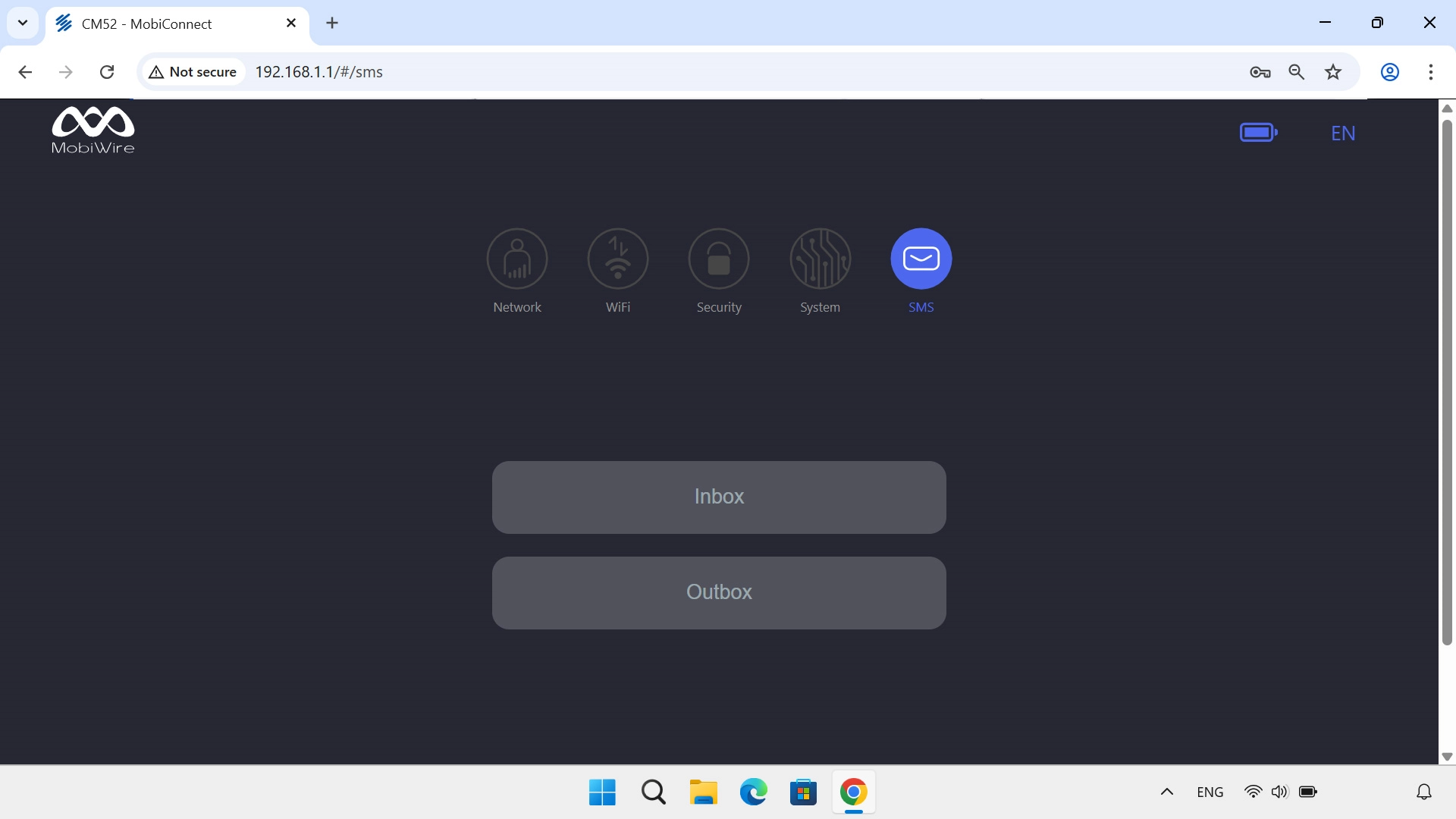 In SMS you can send and read text messages.
