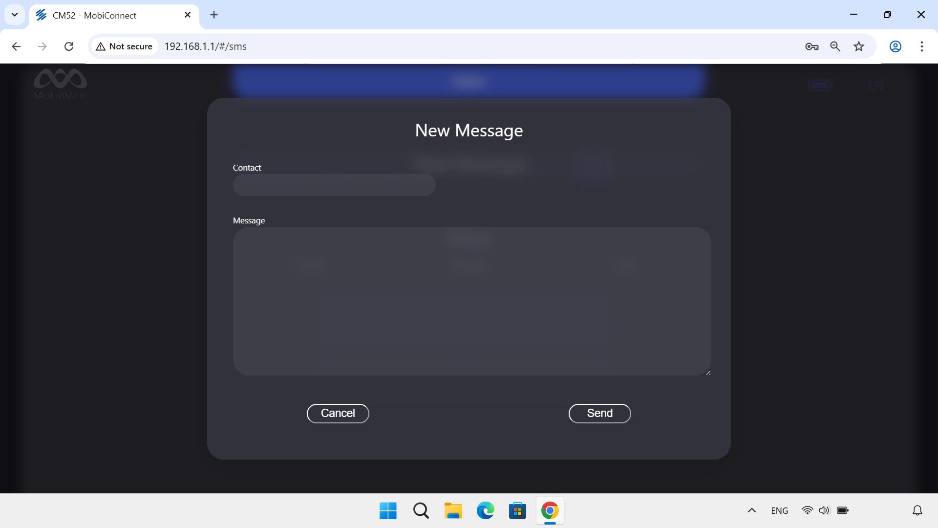 Click the field below 