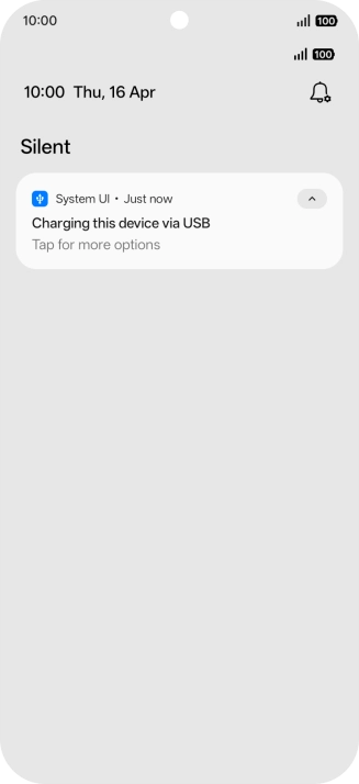 Press Tap for more options.