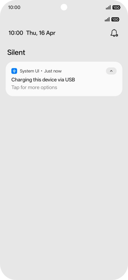 Press Tap for more options.