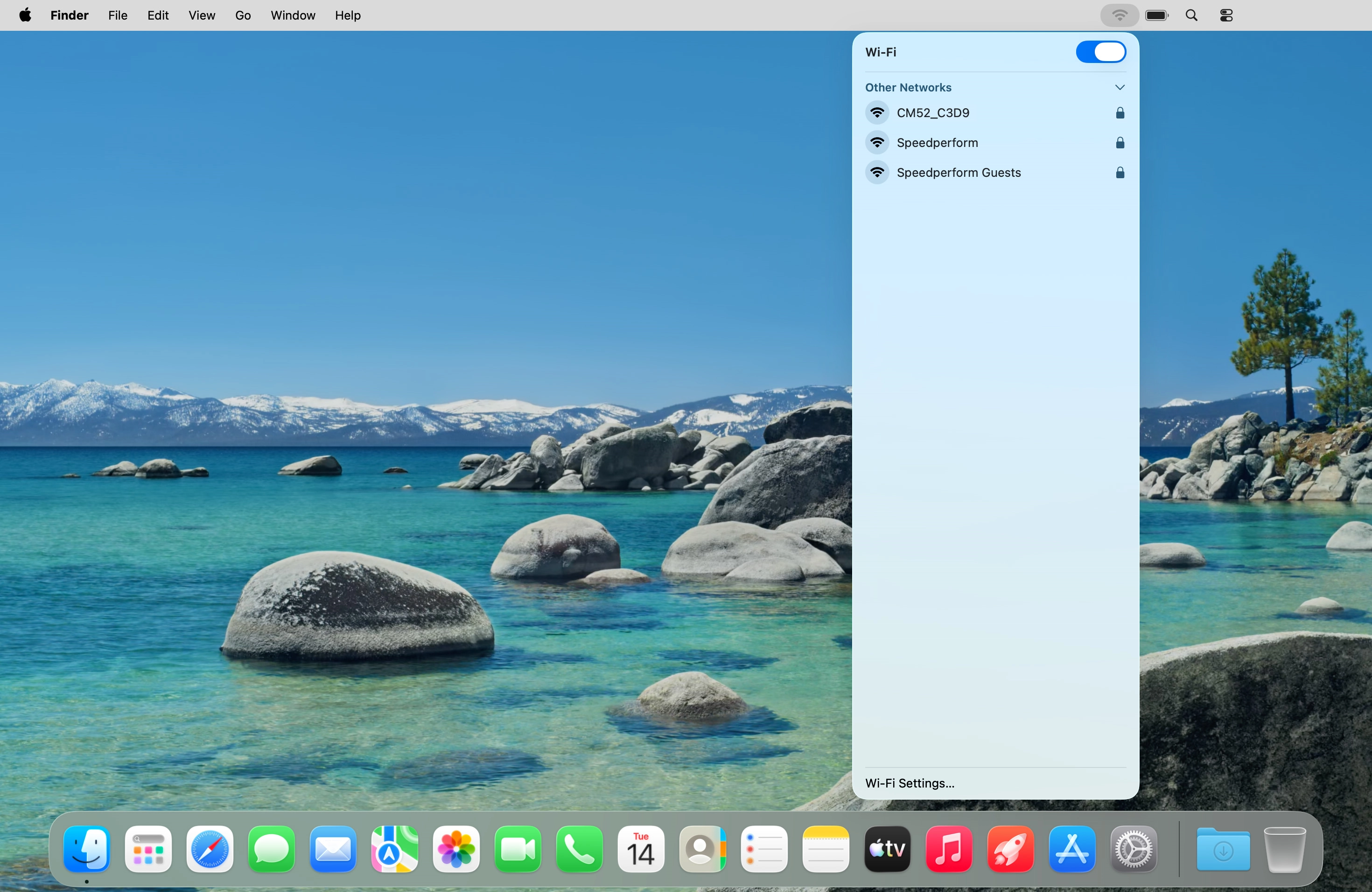 Click the name of your Wi-Fi hotspot.