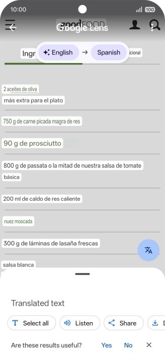 Follow the instructions on the screen to select the required language settings and use the function.
