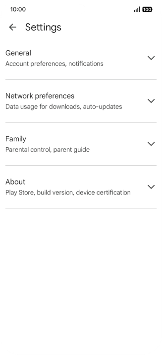 Press Network preferences.