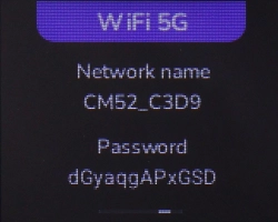 The login information is displayed.
