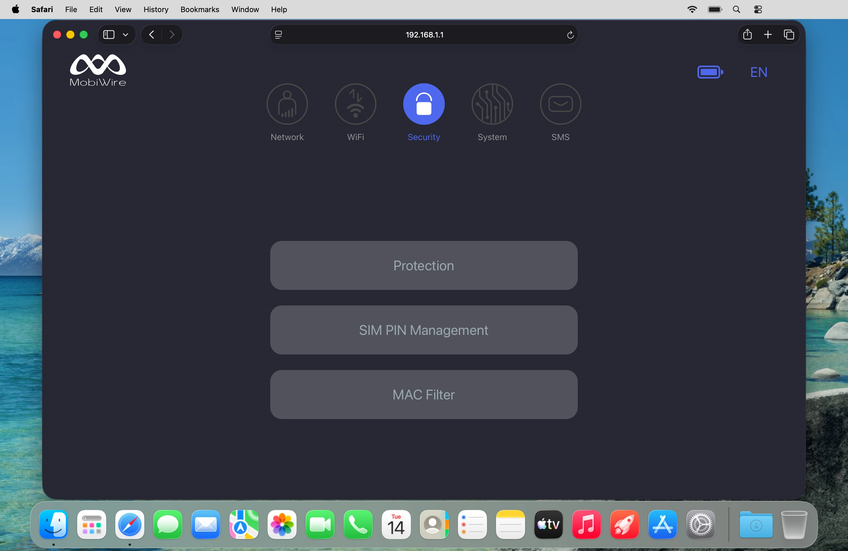 Click SIM PIN Management.