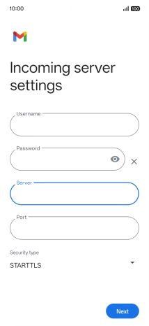 Press the field below 
