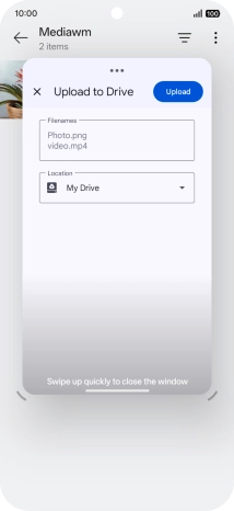 Press the field below 