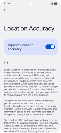 If you press the indicator next to 