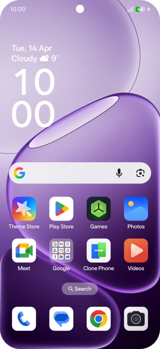 When the battery charging icon is displayed, the battery is charging.