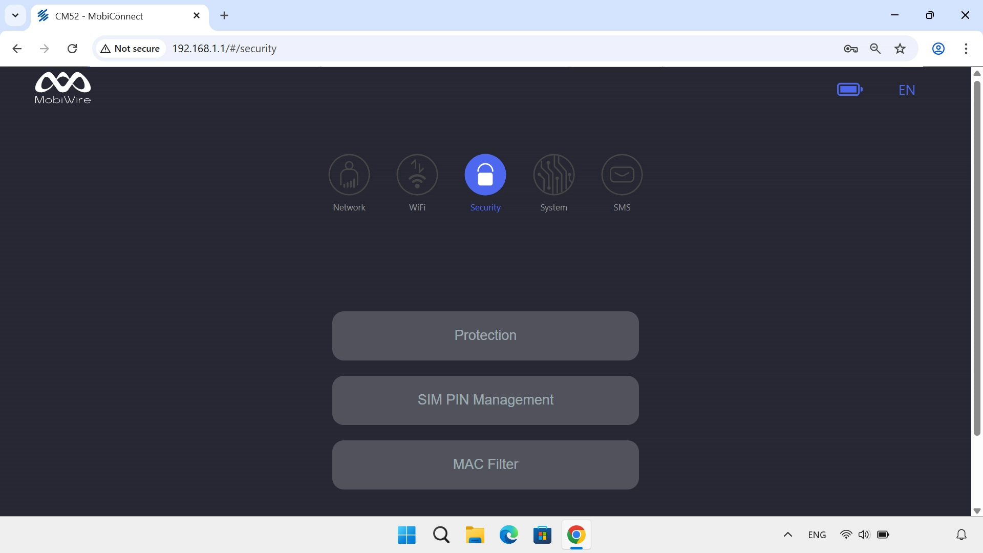 Click SIM PIN Management.