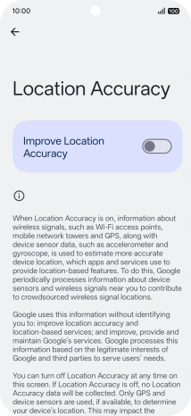 If you press the indicator next to 