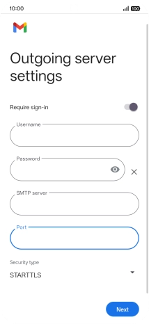 Press the drop down list below 