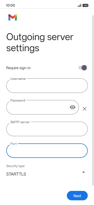 Press the drop down list below 
