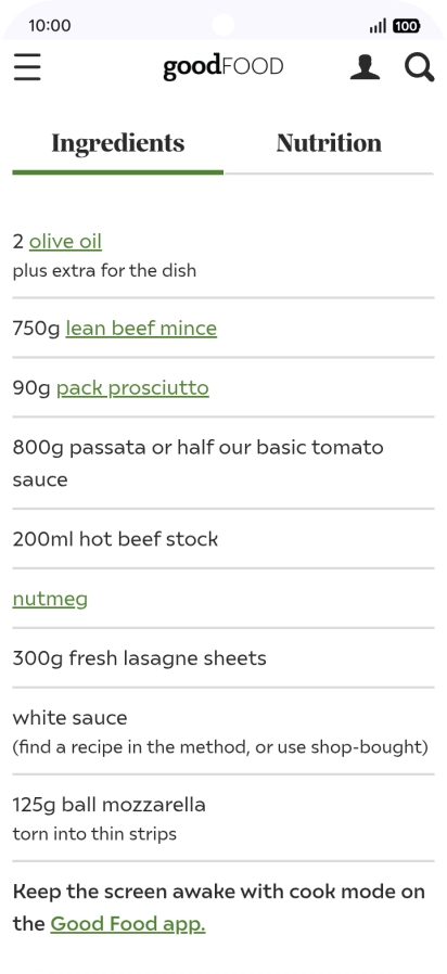 Go to the required screen.
