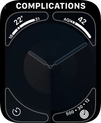 Press the Digital Crown twice to return to the home screen.