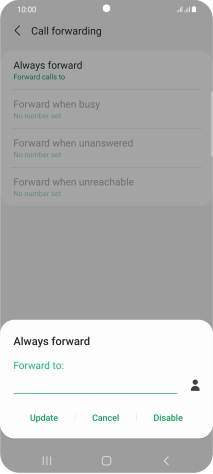 Press Disable.