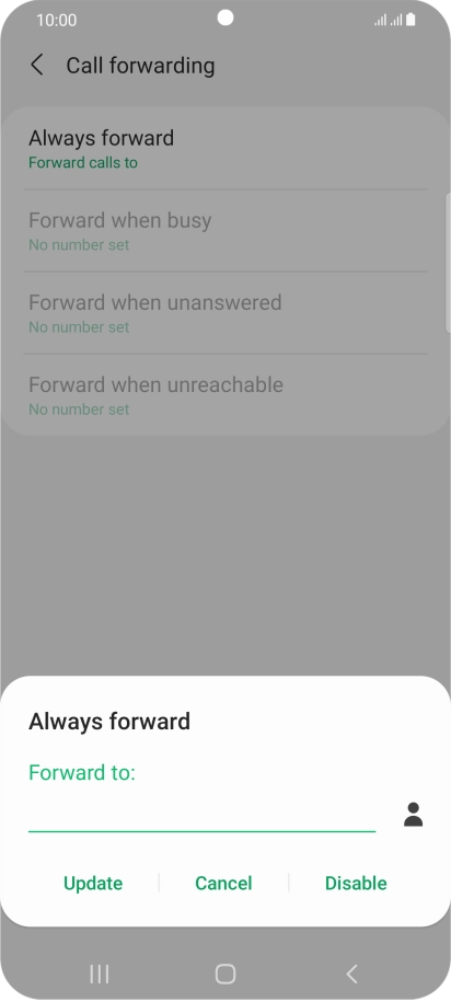Press Disable.