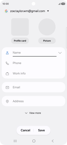 Press the address book drop down list. Press the address book drop down list.