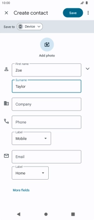 Press Phone and key in the required phone number. Press Phone and key in the required phone number.