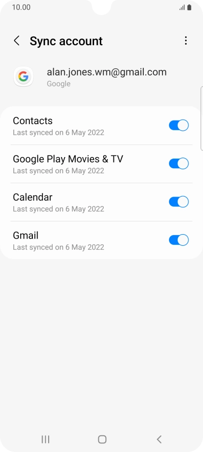 Press the Home key to return to the home screen. Press the Home key to return to the home screen.