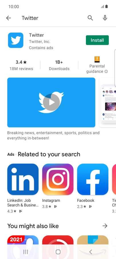 Press Twitter.