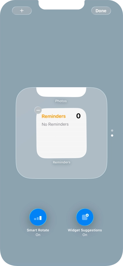 Press Smart Rotate to turn the function on or off.