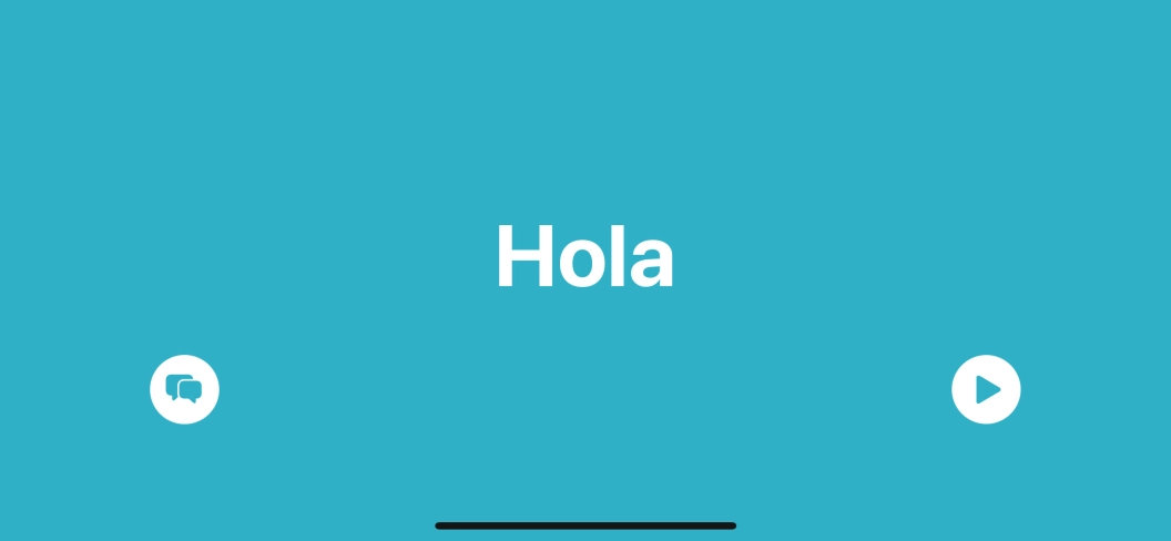 Press the split view icon to go back to display of both languages. Press the split view icon to go back to display of both languages.