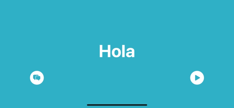 Press the split view icon to go back to display of both languages. Press the split view icon to go back to display of both languages.