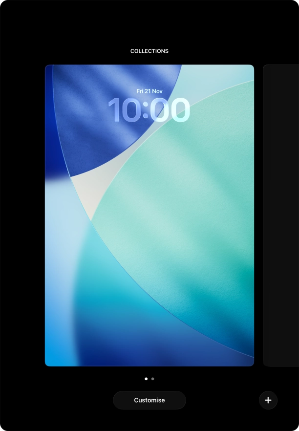 Press the add icon.