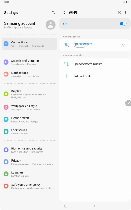 Press the Home key to return to the home screen. Press the Home key to return to the home screen.