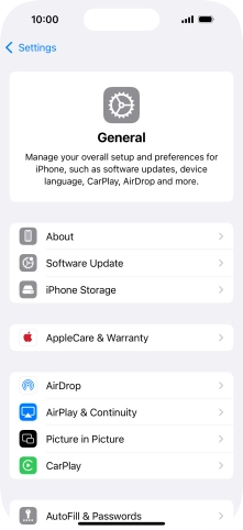Press iPhone Storage.