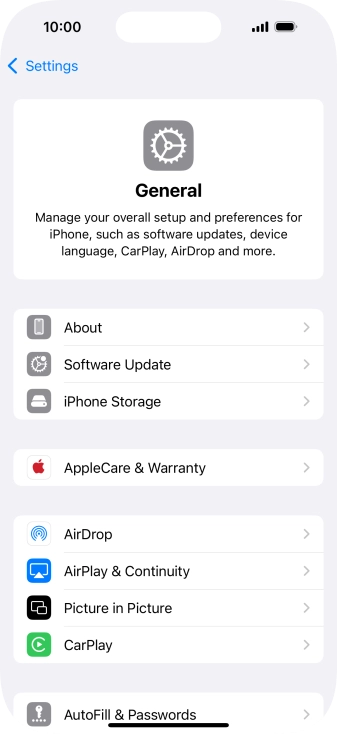 Press iPhone Storage.