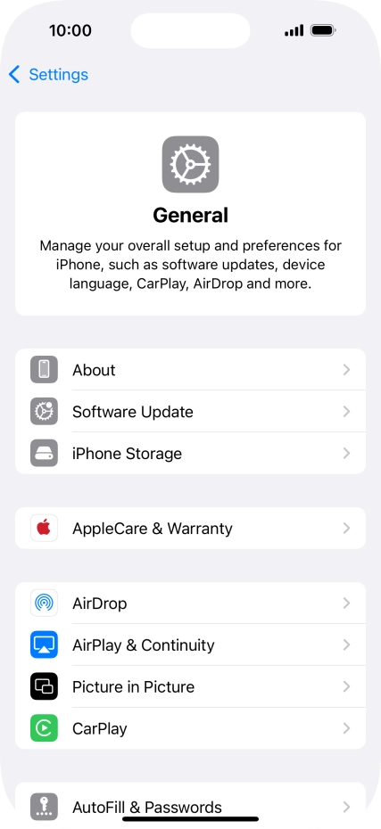 Press iPhone Storage.