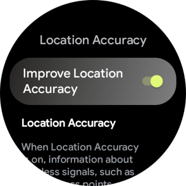 If you press the indicator next to 