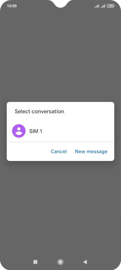 Press New message.