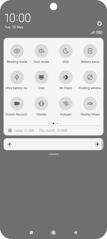 Press Battery saver to turn on the function.