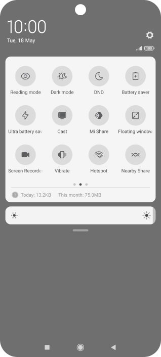 Press Battery saver to turn on the function.