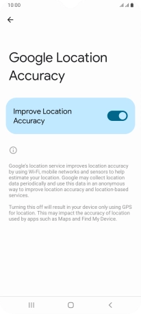 If you press the indicator next to 
