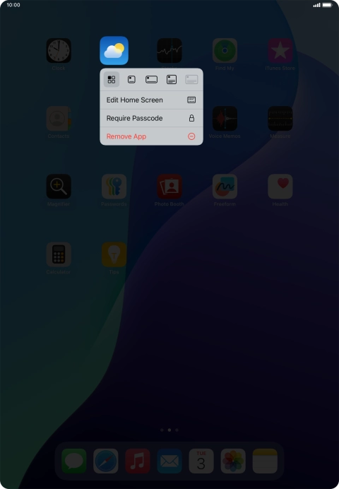 Press Remove App. Press Remove App.