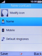 Select Name and key in the required name. Select Name and key in the required name.