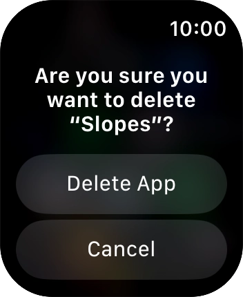 Press Delete App.