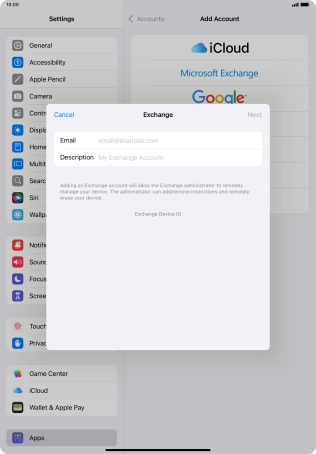 Press Email and key in your email address. Press Email and key in your email address.