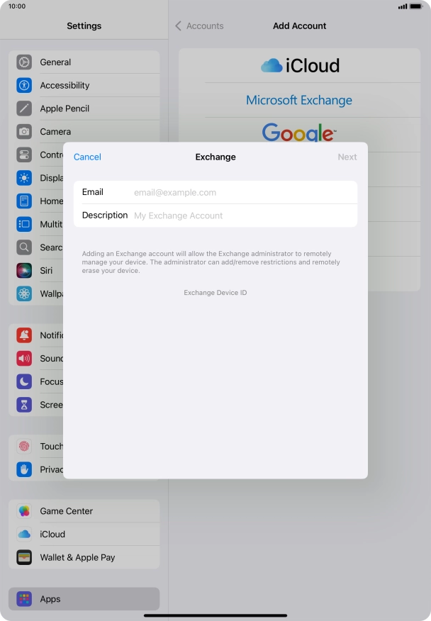 Press Email and key in your email address. Press Email and key in your email address.
