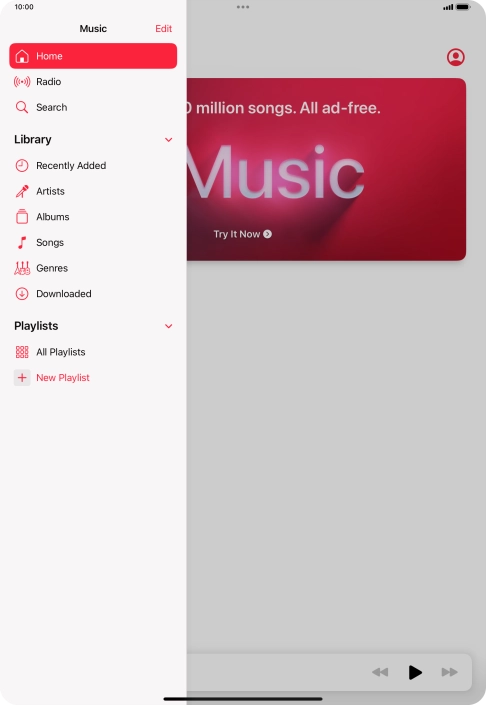 Press New Playlist.