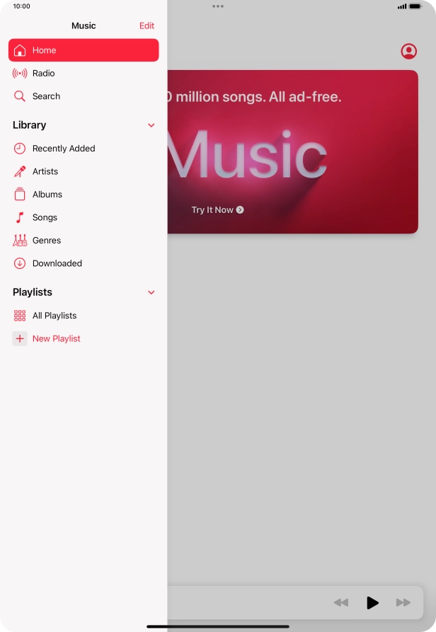 Press New Playlist.