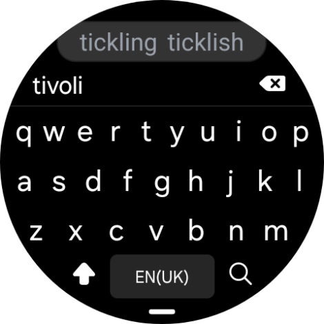 Key in the required destination and press the search icon. Key in the required destination and press the search icon.