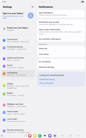 Press App notifications.