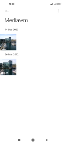 Press and hold any picture or video clip. Press and hold any picture or video clip.